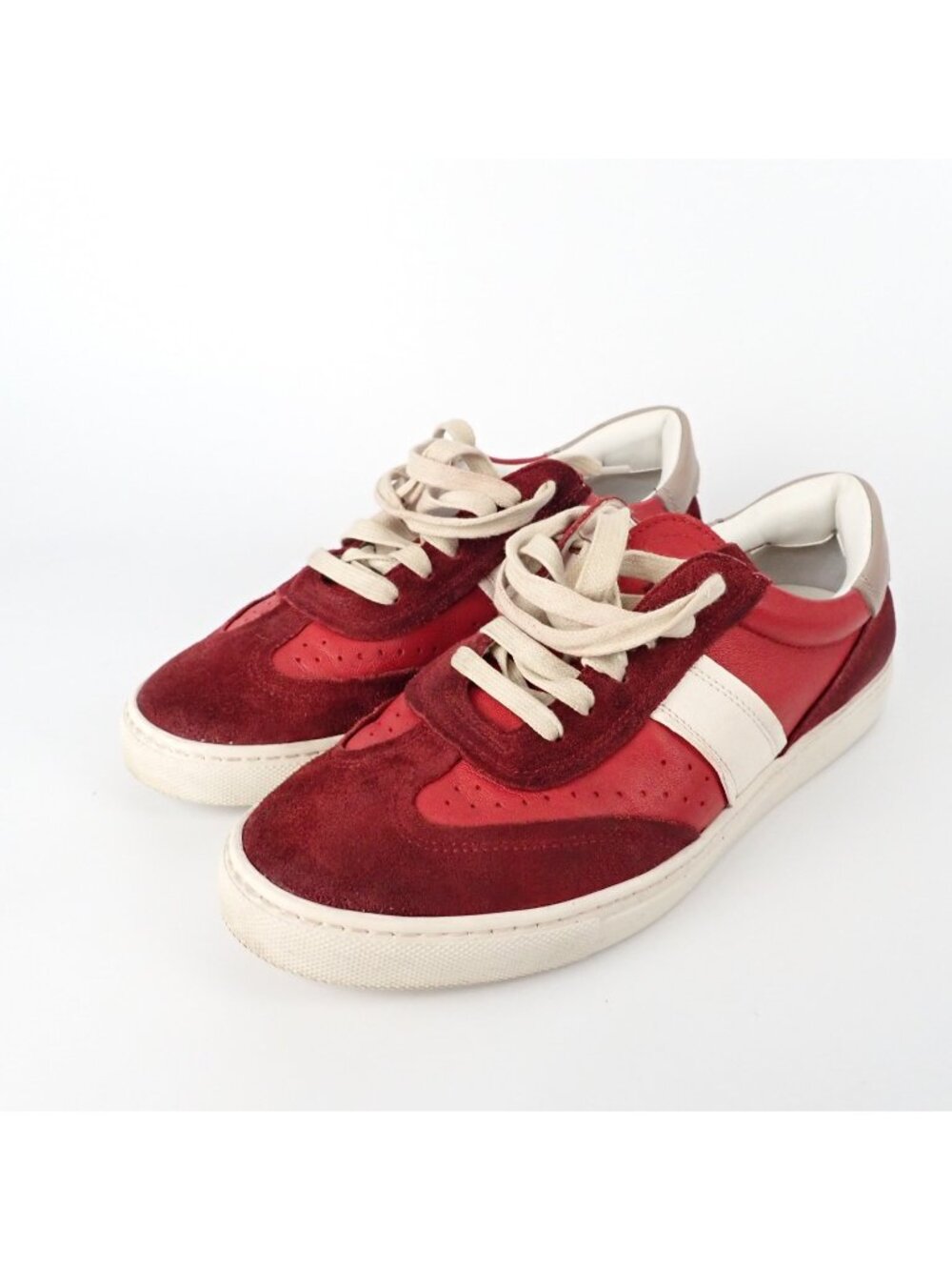 GREATS Brooklyn “The Charlie” Red Suede Sneakers – Men’s 9 - Picture 1 of 8